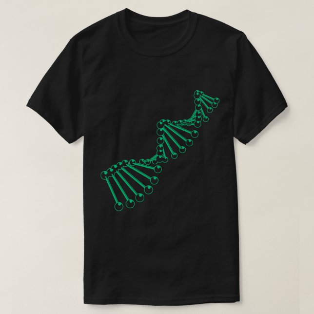 DNA Genetic Code Biologist Gift Science Biology T-Shirt (Design Front)