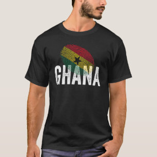 DNA Ghanaian African Proud Cool Ghana Flag T-Shirt