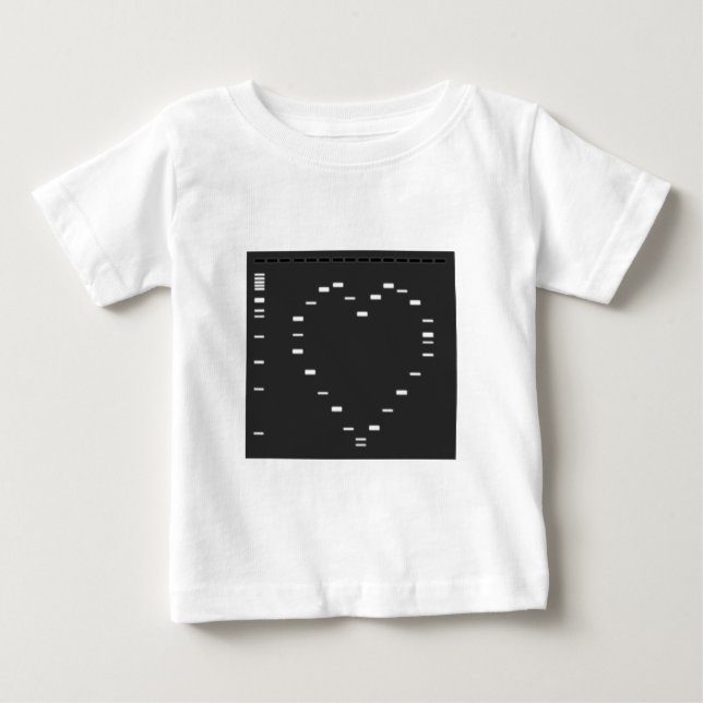 DNA heart on agarose gel Baby T-Shirt (Front)