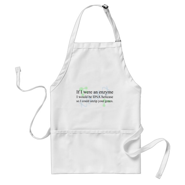 "DNA Helicase" Adult Apron (Front)