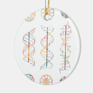 DNA helix conformation Ceramic Ornament