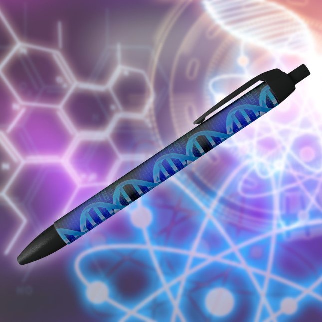 DNA ID Blue Medical Science Pen (DNA ID Blue Medical Science Black Ink Pen)