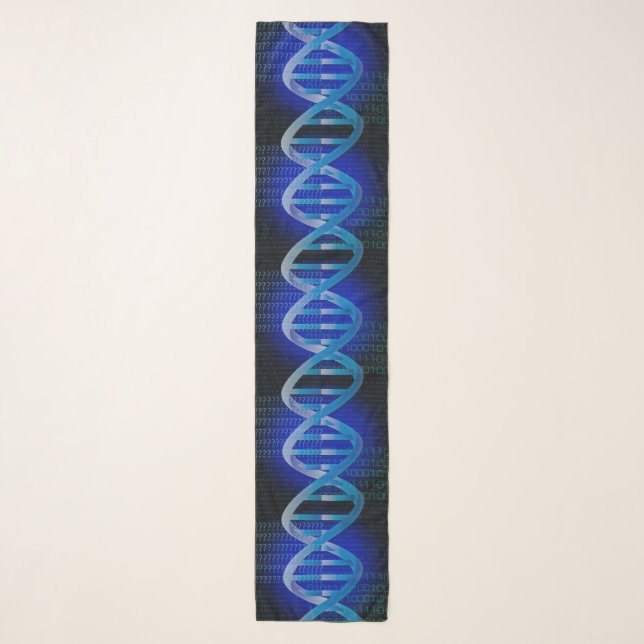 DNA ID Blue Medical Science Scarf (Front)