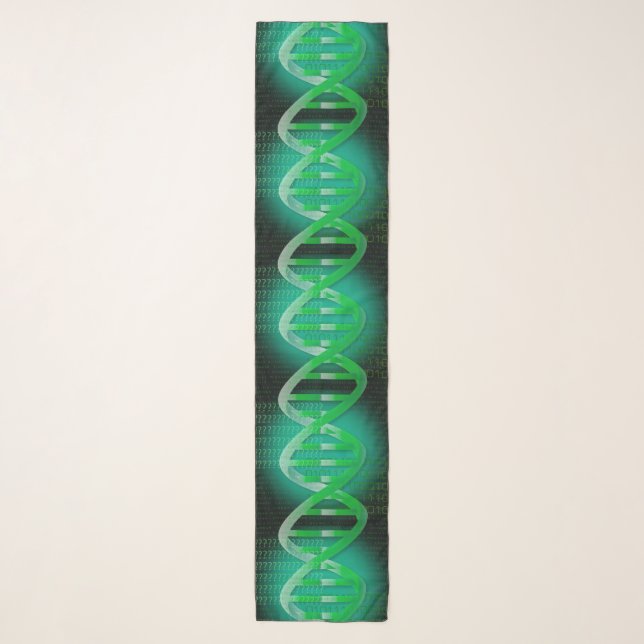 DNA ID Green Medical Science Scarf (Front)