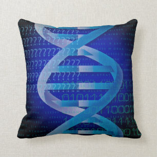 DNA ID Medical Science Throw Pillow