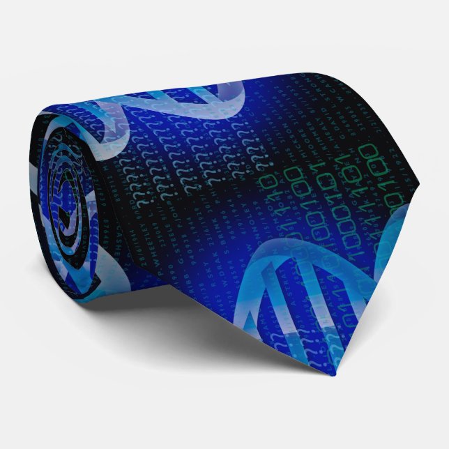 DNA ID Pattern Medical Science Neck Tie (Rolled)