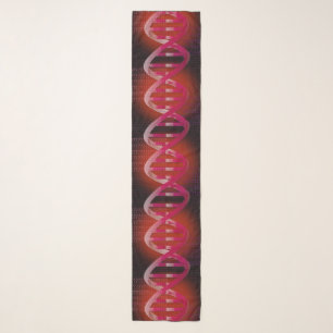 DNA ID Red Medical Science Scarf