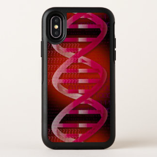 DNA ID Red Science OtterBox Symmetry iPhone X Case