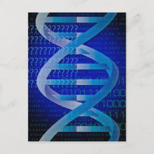 DNA ID Science Postcard