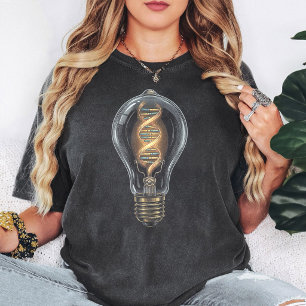 Dna Light Bulb Science Idea Innovation Genetics T-Shirt