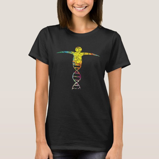 DNA Man Scientist Or Doctor T-Shirt (Front)