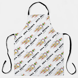 DNA Media Molecular Biology Humor Apron