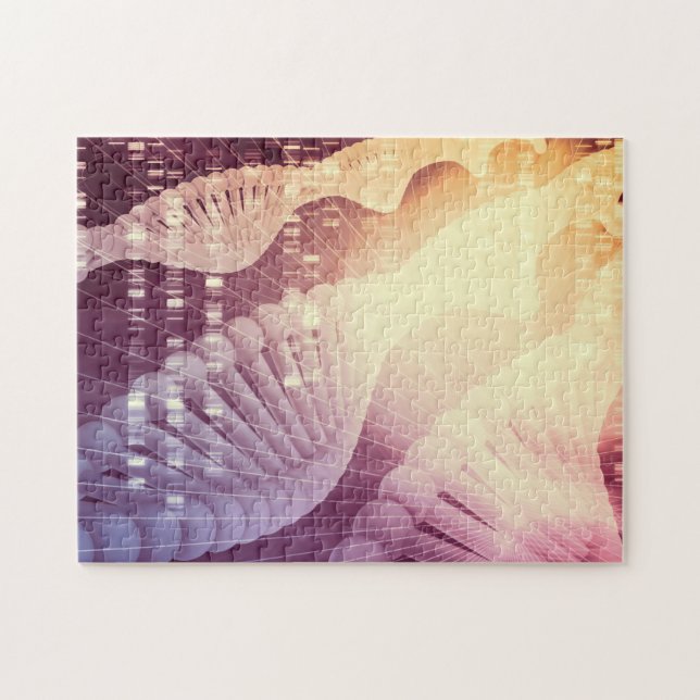 DNA Medical Science and Biotech Chemistry Genes Jigsaw Puzzle (Horizontal)