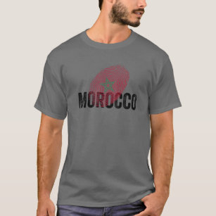 DNA Moroccan African Cool Moorish Proud Morocco Fl T-Shirt