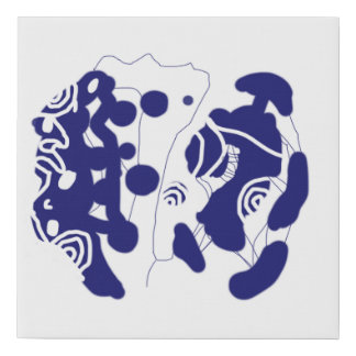 DNA: Painting Faux Canvas Print