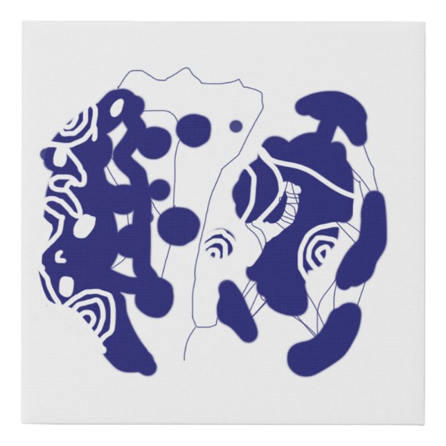 DNA: Painting Faux Canvas Print (Front)