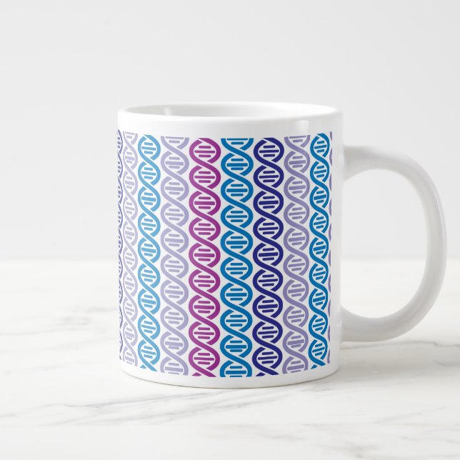 DNA Pattern Giant Coffee Mug (Right)