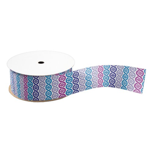 DNA Pattern Grosgrain Ribbon