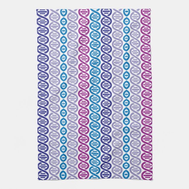 DNA Pattern Kitchen Towel (Vertical)