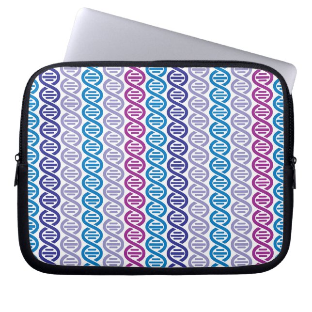 DNA Pattern Laptop Sleeve (Front)