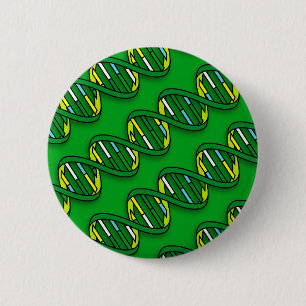 DNA Pattern Medical Science Pinback Button