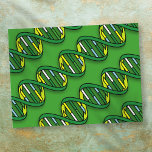 DNA Pattern Medical Science Postcard<br><div class="desc">A cool,  trendy and fun medical science-inspired design. The perfect gift for all doctors,  nurses,  scientists,  science teachers,  lab technicians,  science students,  and any science geek in your life (including you)! Designed by Thisisnotme©</div>