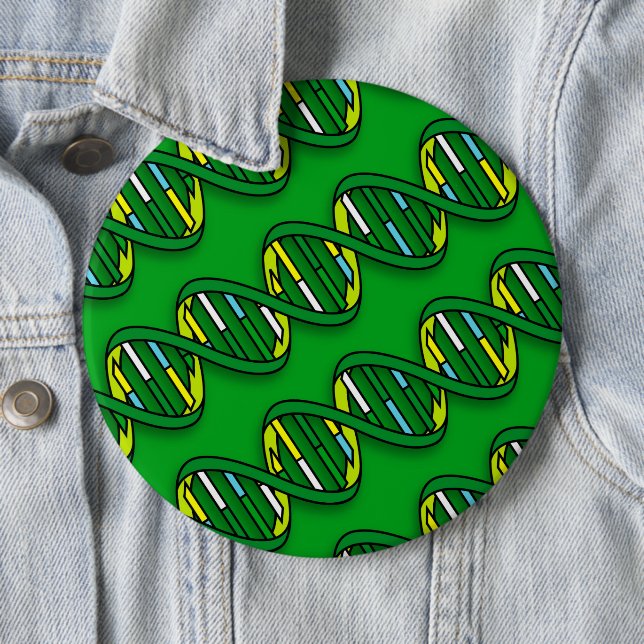 DNA pattern Pinback Button (In Situ)