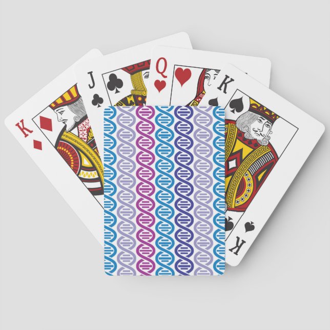 DNA Pattern Poker Cards (Back)