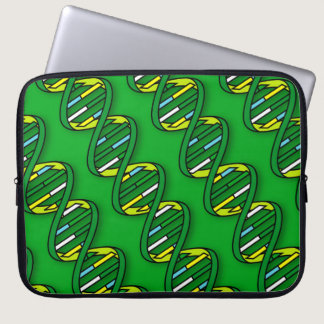 DNA Pattern Science Laptop Sleeve