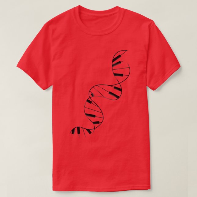 DNA Piano 1  T-Shirt (Design Front)