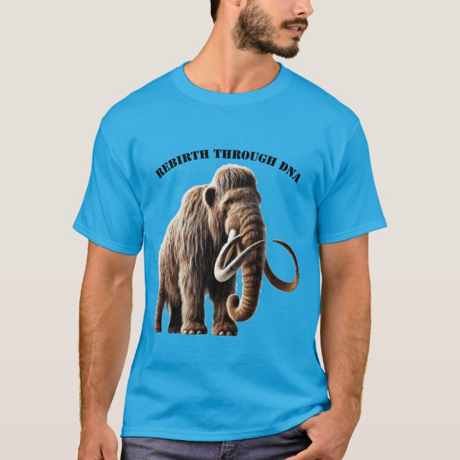 DNA Rebirth of the Siberian Wooly Mammoth URM T-Shirt (Front)