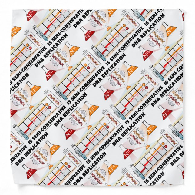 DNA Replication Is Semi-Conservative Bandana (Front)