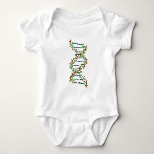 DNA _ sciencescientistbiology Baby Bodysuit