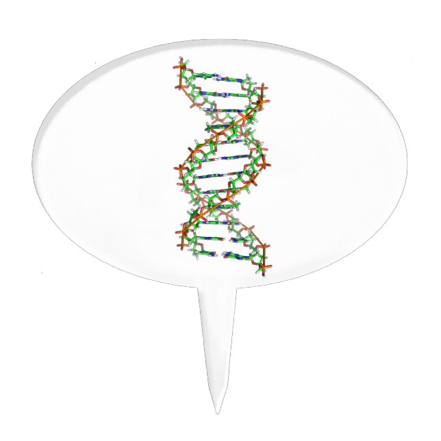 DNA - science/scientist/biology Cake Topper (Front)