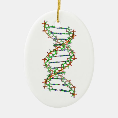 DNA _ sciencescientistbiology Ceramic Ornament