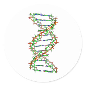 DNA - science/scientist/biology Classic Round Sticker