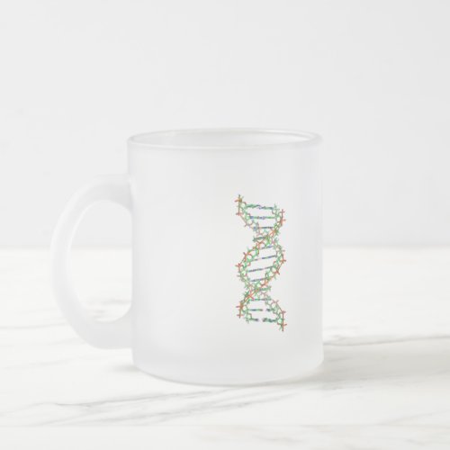 DNA _ sciencescientistbiology Frosted Glass Coffee Mug