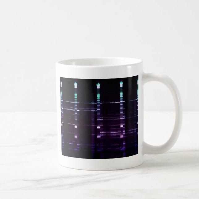 DNA Sequencing Gel 2 Coffee Mug (Right)