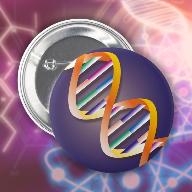 DNA Spotlight Medical Science Button (DNA Spotlight Medical Science Button)