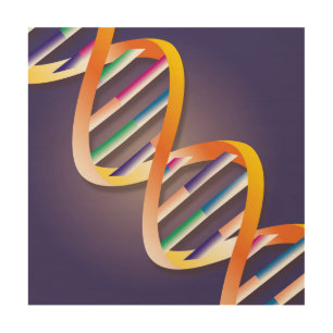 DNA Spotlight Science Wood Wall Art