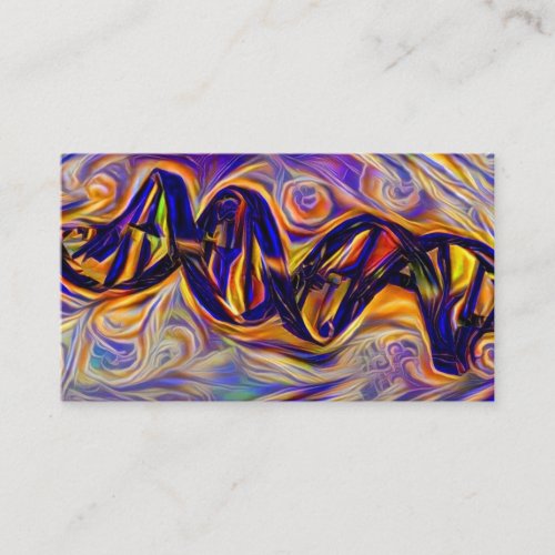 DNA Strand Artwork Business Card