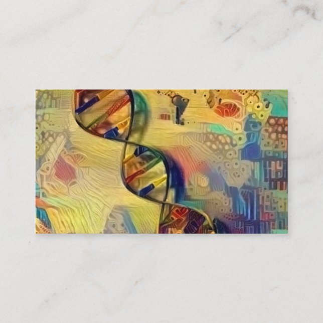 DNA strand Business Card (Front)