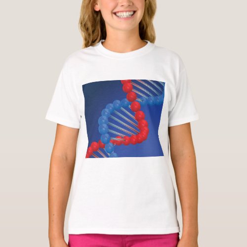 DNA Strand Girls T_Shirt