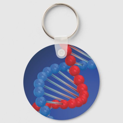 DNA Strand Keychain