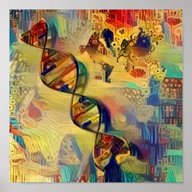 DNA strand Poster (Front)