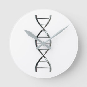DNA Strand Round Wall Clock