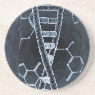 DNA strand Sandstone Coaster