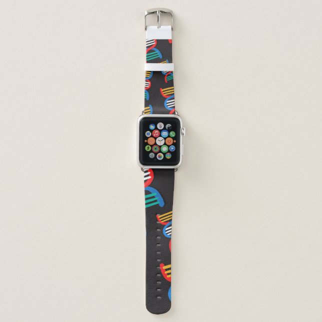 dna strands pattern apple watch band (Front)