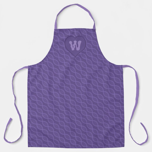 DNA Stripes All-Over Print Apron (Front)