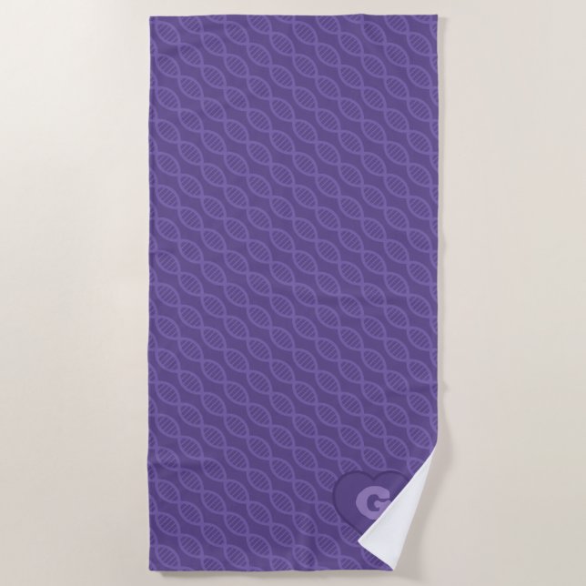 DNA Stripes Beach Towel (Front)